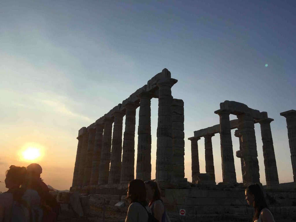 Die Fahrt ging auch an die Akropolis