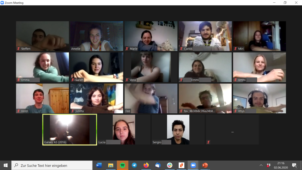 Internationale Gruppenstunde